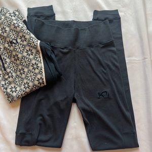 Soft Wool Base Layer Bottoms Grey - Small